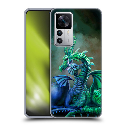 Rose Khan Dragons Green And Blue Soft Gel Case for Xiaomi 12T 5G / 12T Pro 5G / Redmi K50 Ultra 5G