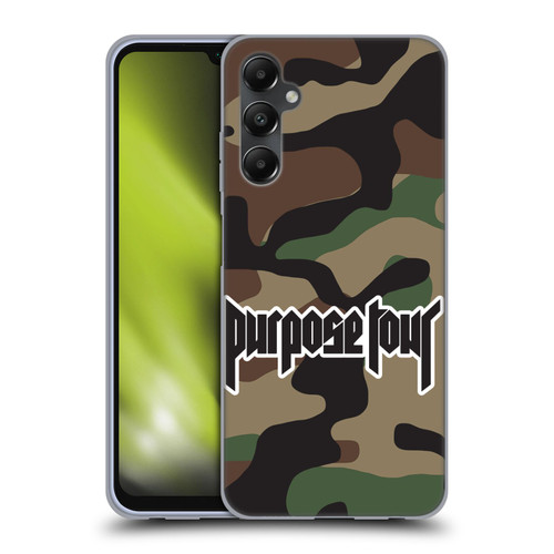 Justin Bieber Tour Merchandise Camouflage Soft Gel Case for Samsung Galaxy A05s