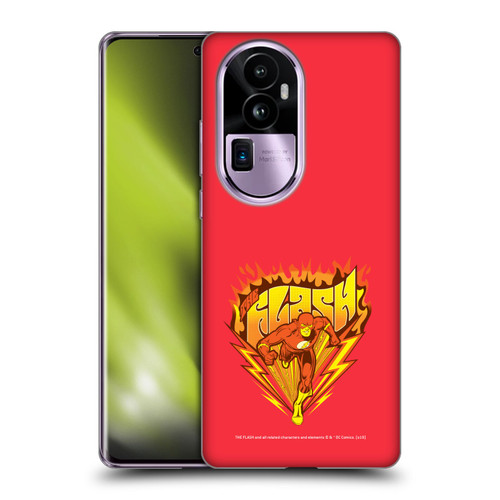 The Flash DC Comics Vintage Fastest Man Soft Gel Case for OPPO Reno10 Pro+