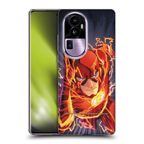 Justice League DC Comics The Flash Comic Book Cover Vol 1 Move Forward Soft Gel Case for OPPO Reno10 Pro+