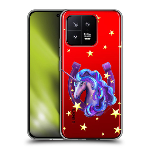 Rose Khan Unicorn Horseshoe Stars Soft Gel Case for Xiaomi 13 5G