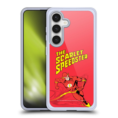 The Flash DC Comics Vintage Scarlet Speedster Soft Gel Case for Samsung Galaxy S24 5G