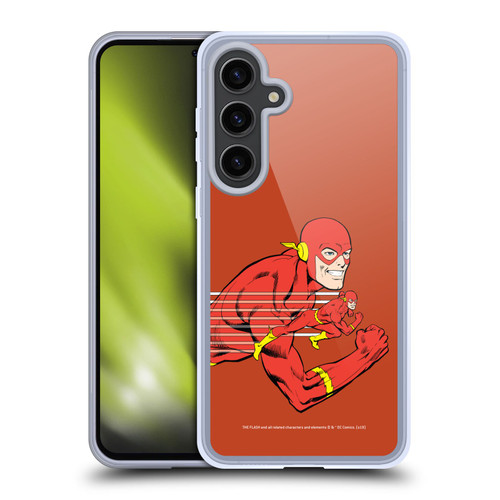 The Flash DC Comics Vintage Double Soft Gel Case for Samsung Galaxy S24+ 5G