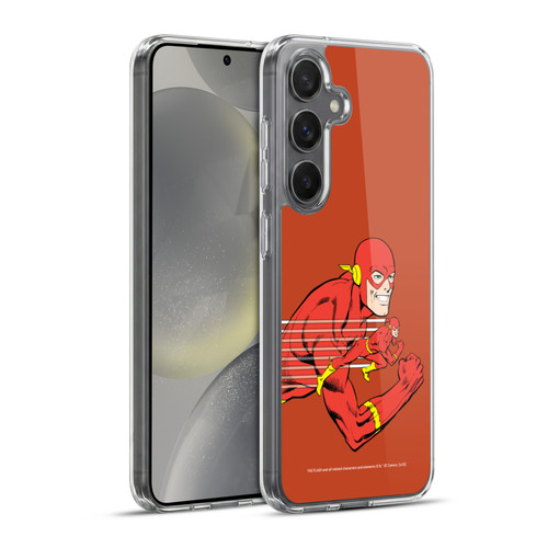 The Flash DC Comics Vintage Double Soft Gel Case for Samsung Galaxy S24+ 5G & MagSafe