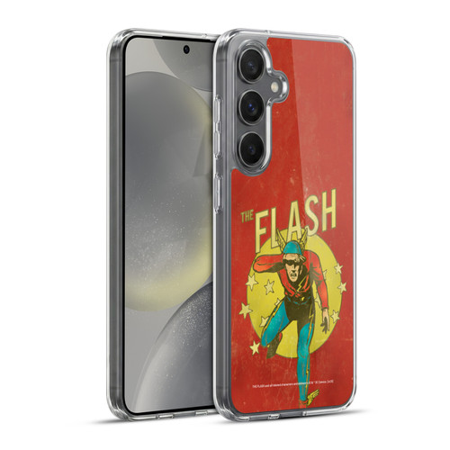 The Flash DC Comics Vintage Jay Garrick Soft Gel Case for Samsung Galaxy S24+ 5G & MagSafe