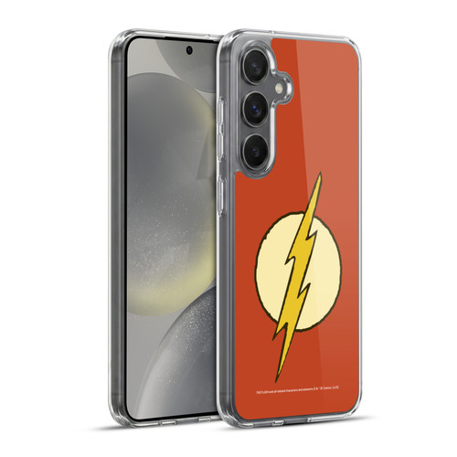 The Flash DC Comics Vintage Logo Soft Gel Case for Samsung Galaxy S24+ 5G & MagSafe