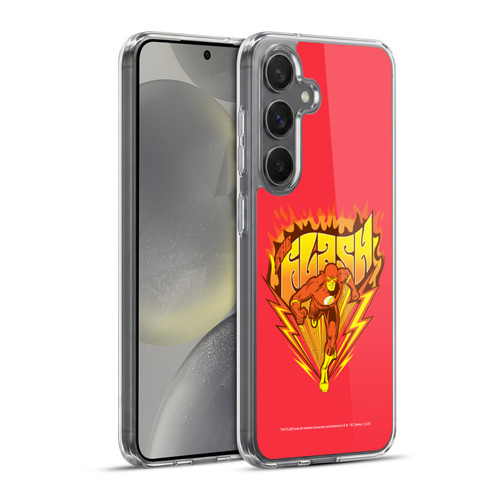 The Flash DC Comics Vintage Fastest Man Soft Gel Case for Samsung Galaxy S24+ 5G & MagSafe