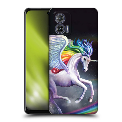 Rose Khan Unicorns Rainbow Dancer Soft Gel Case for Motorola Moto G73 5G