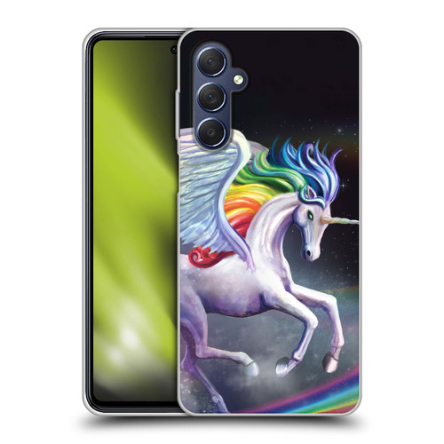 Rose Khan Unicorns Rainbow Dancer Soft Gel Case for Samsung Galaxy M54 5G