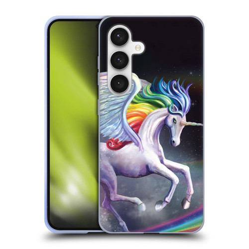 Rose Khan Unicorns Rainbow Dancer Soft Gel Case for Samsung Galaxy S24 5G