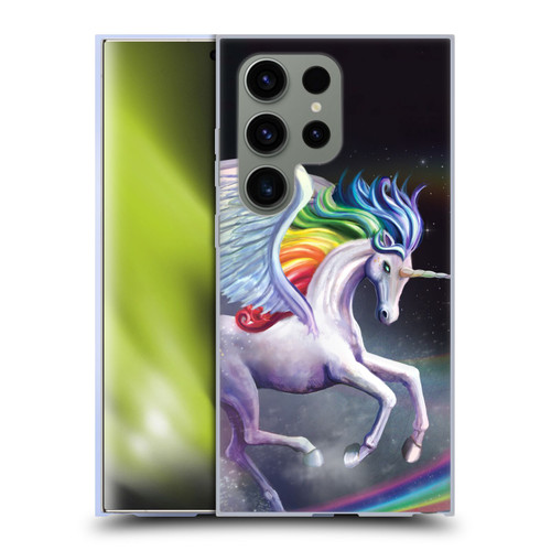 Rose Khan Unicorns Rainbow Dancer Soft Gel Case for Samsung Galaxy S24 Ultra 5G