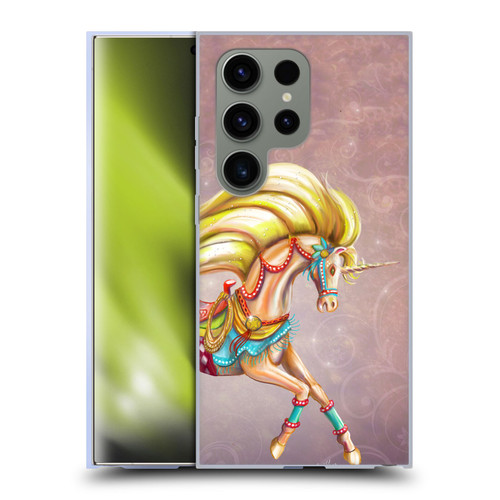 Rose Khan Unicorns Western Palomino Soft Gel Case for Samsung Galaxy S24 Ultra 5G