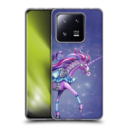 Rose Khan Unicorns Purple Carousel Horse Soft Gel Case for Xiaomi 13 Pro 5G