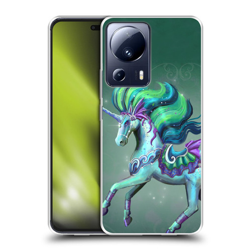 Rose Khan Unicorns Sea Green Soft Gel Case for Xiaomi 13 Lite 5G