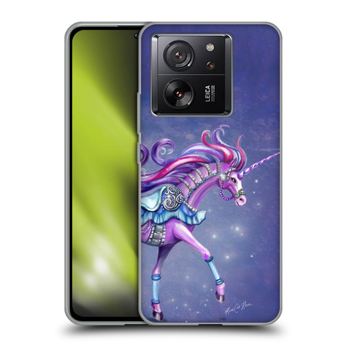 Rose Khan Unicorns Purple Carousel Horse Soft Gel Case for Xiaomi 13T 5G / 13T Pro 5G