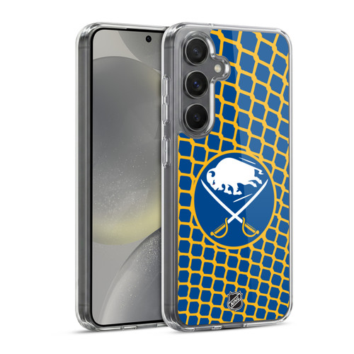 NHL Buffalo Sabres Net Pattern Soft Gel Case for Samsung Galaxy S24 5G