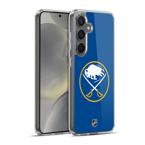 NHL Buffalo Sabres Plain Soft Gel Case for Samsung Galaxy S24+ 5G