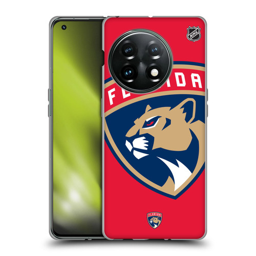NHL Florida Panthers Oversized Soft Gel Case for OnePlus 11 5G