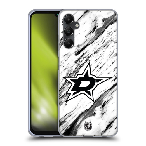 NHL Dallas Stars Marble Soft Gel Case for Samsung Galaxy A05s