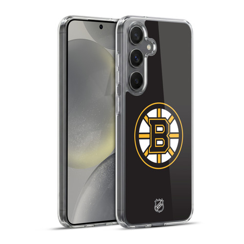 NHL Boston Bruins Plain Soft Gel Case for Samsung Galaxy S24+ 5G & MagSafe