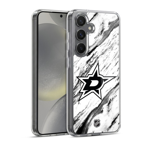 NHL Dallas Stars Marble Soft Gel Case for Samsung Galaxy S24 5G