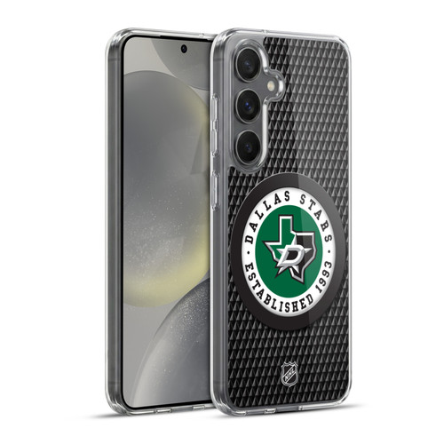 NHL Dallas Stars Puck Texture Soft Gel Case for Samsung Galaxy S24+ 5G