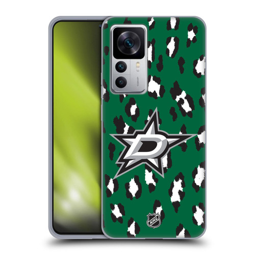 NHL Dallas Stars Leopard Patten Soft Gel Case for Xiaomi 12T 5G / 12T Pro 5G / Redmi K50 Ultra 5G