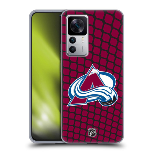 NHL Colorado Avalanche Net Pattern Soft Gel Case for Xiaomi 12T 5G / 12T Pro 5G / Redmi K50 Ultra 5G