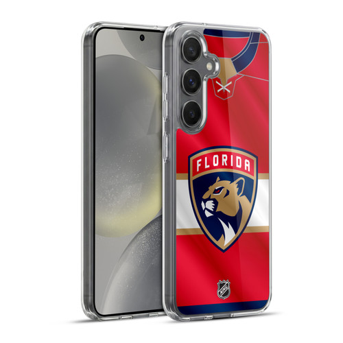 NHL Florida Panthers Jersey Soft Gel Case for Samsung Galaxy S24+ 5G