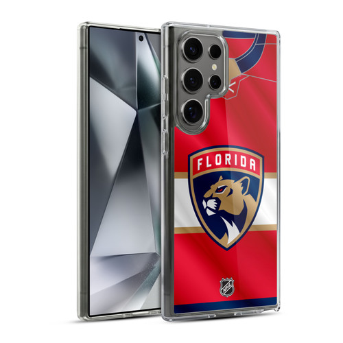 NHL Florida Panthers Jersey Soft Gel Case for Samsung Galaxy S24 Ultra 5G