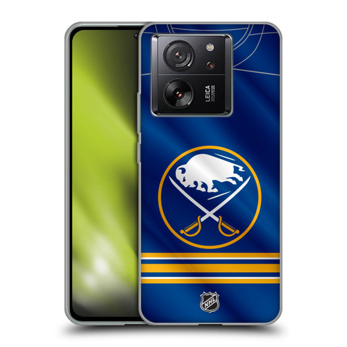 NHL Buffalo Sabres Jersey Soft Gel Case for Xiaomi 13T 5G / 13T Pro 5G