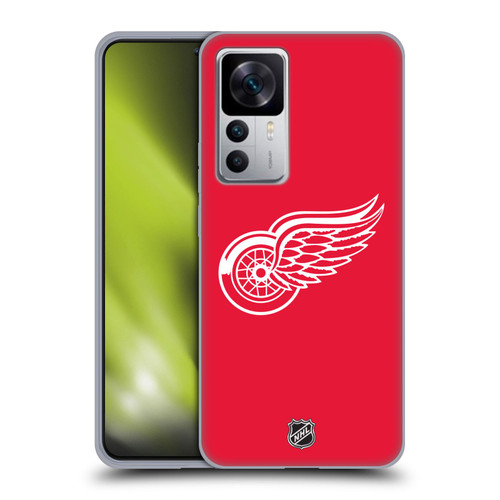 NHL Detroit Red Wings Plain Soft Gel Case for Xiaomi 12T 5G / 12T Pro 5G / Redmi K50 Ultra 5G