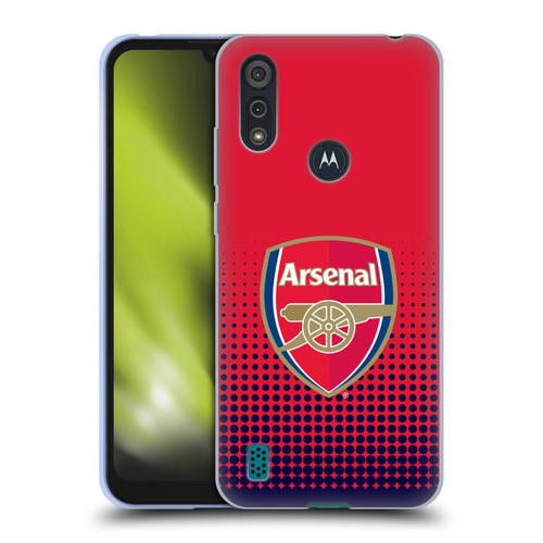 Arsenal FC Crest 2 Fade Soft Gel Case for Motorola Moto E6s (2020)