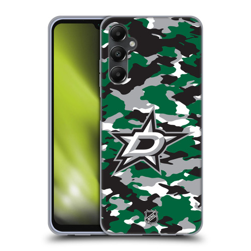 NHL Dallas Stars Camouflage Soft Gel Case for Samsung Galaxy A05s