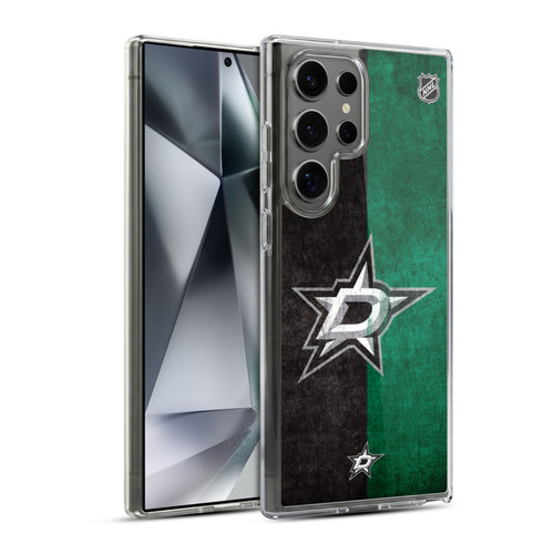 NHL Dallas Stars Half Distressed Soft Gel Case for Samsung Galaxy S24 Ultra 5G