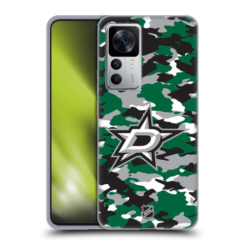 NHL Dallas Stars Camouflage Soft Gel Case for Xiaomi 12T 5G / 12T Pro 5G / Redmi K50 Ultra 5G