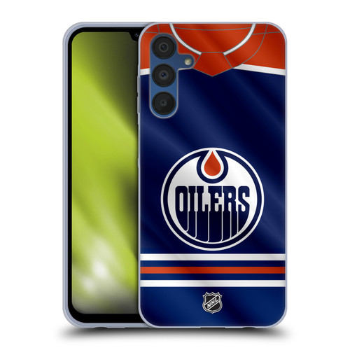 NHL Edmonton Oilers Jersey Soft Gel Case for Samsung Galaxy A15