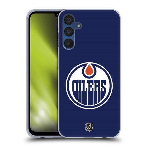 NHL Edmonton Oilers Plain Soft Gel Case for Samsung Galaxy A15