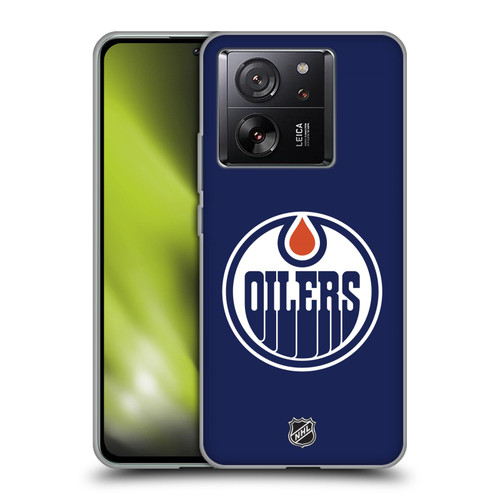 NHL Edmonton Oilers Plain Soft Gel Case for Xiaomi 13T 5G / 13T Pro 5G