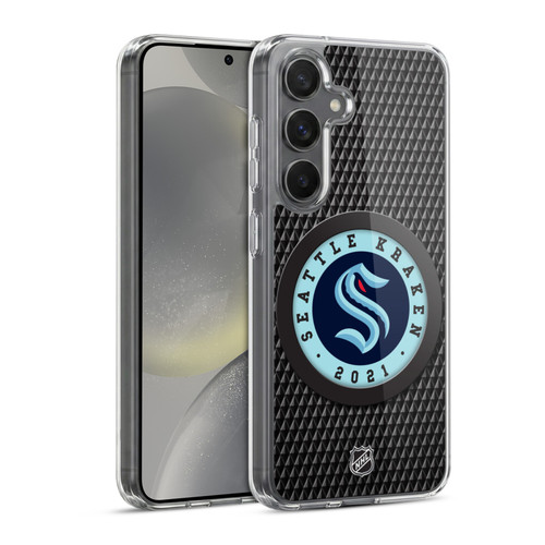 NHL Seattle Kraken Puck Texture Soft Gel Case for Samsung Galaxy S24 5G