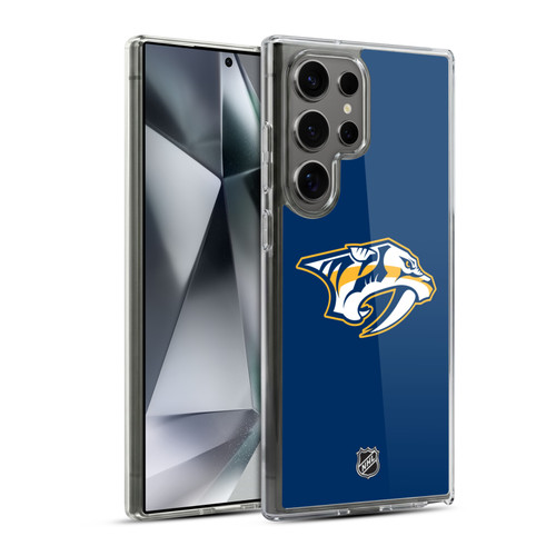 NHL Nashville Predators Plain Soft Gel Case for Samsung Galaxy S24 Ultra 5G & MagSafe