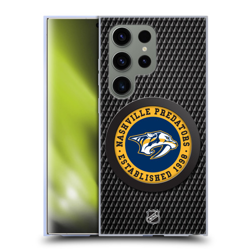 NHL Nashville Predators Puck Texture Soft Gel Case for Samsung Galaxy S24 Ultra 5G NHL Nashville Predators Puck Texture Soft Gel Case for Samsung Galaxy S24 Ultra 5G