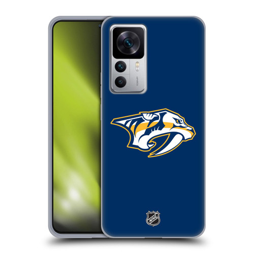 NHL Nashville Predators Plain Soft Gel Case for Xiaomi 12T 5G / 12T Pro 5G / Redmi K50 Ultra 5G