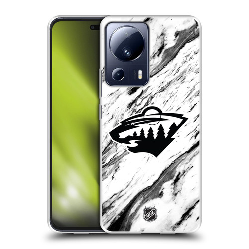 NHL Minnesota Wild Marble Soft Gel Case for Xiaomi 13 Lite 5G