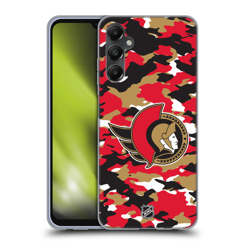 NHL Ottawa Senators Camouflage Soft Gel Case for Samsung Galaxy A05s