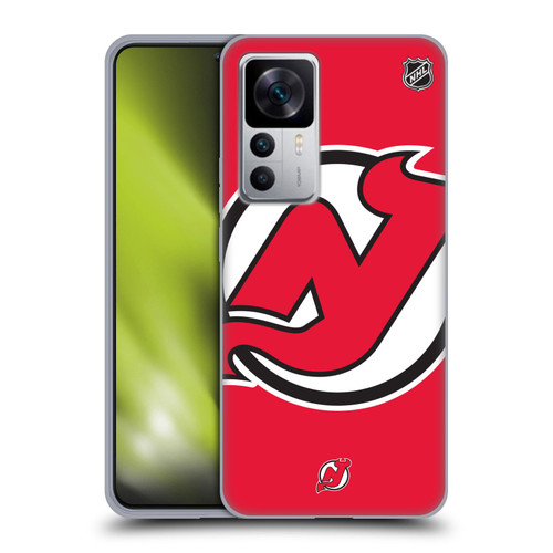 NHL New Jersey Devils Oversized Soft Gel Case for Xiaomi 12T 5G / 12T Pro 5G / Redmi K50 Ultra 5G