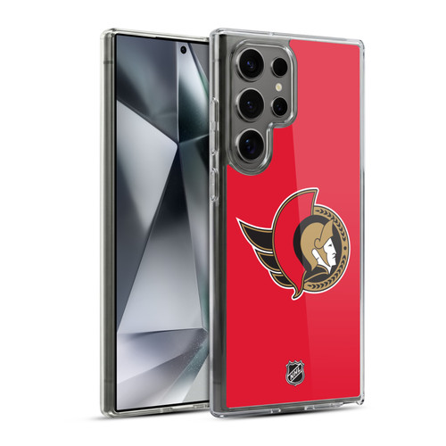 NHL Ottawa Senators Plain Soft Gel Case for Samsung Galaxy S24 Ultra 5G & MagSafe