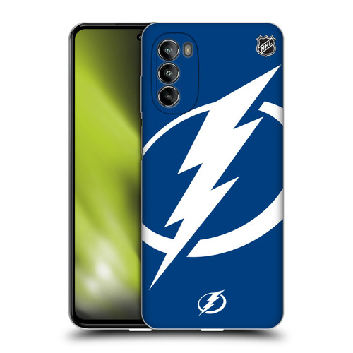 NHL Tampa Bay Lightning Oversized Soft Gel Case for Motorola Moto G82 5G