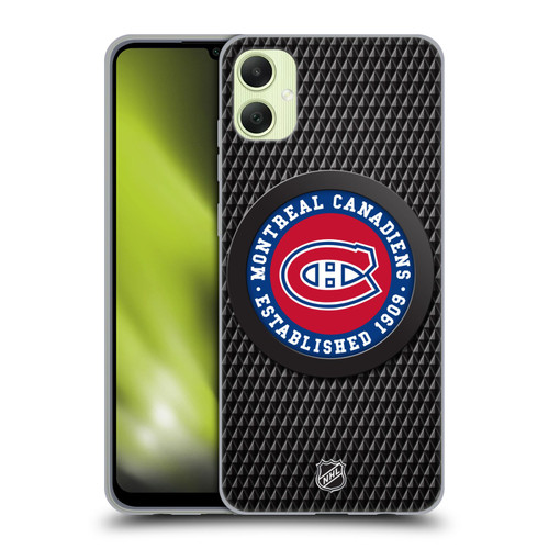 NHL Montreal Canadiens Puck Texture Soft Gel Case for Samsung Galaxy A05