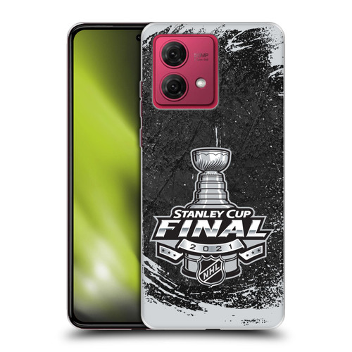 NHL 2021 Stanley Cup Final Distressed Soft Gel Case for Motorola Moto G84 5G